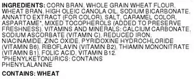 Fiber Active Bran cereal ingredient list