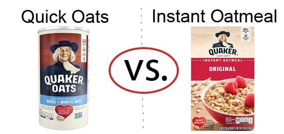 Nutritional Differences between Quick Oats and Instant Oatmeal