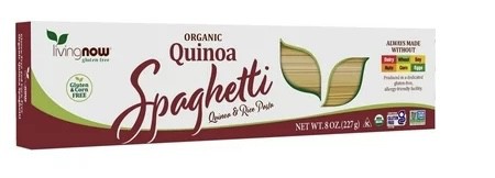 Quinoa pasta now foods