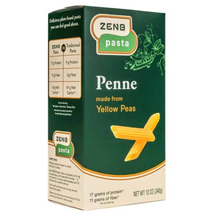 Zenb yellow pea pasta gluten free