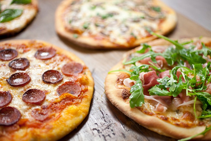 Pizza on Table