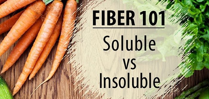 Soluble and insoluble fiber food list and ratio