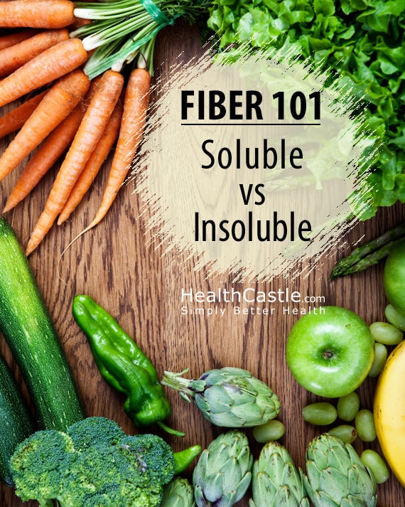 Soluble fiber vs Insoluble fiber