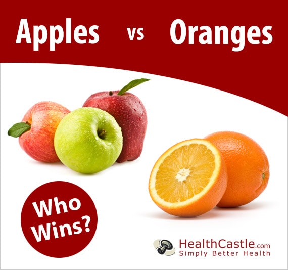Nutritional Comparison of Apple and Orange