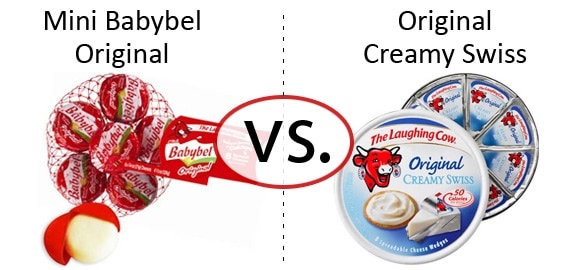 Laughing Cow versus Babybel Nutrition Comparison