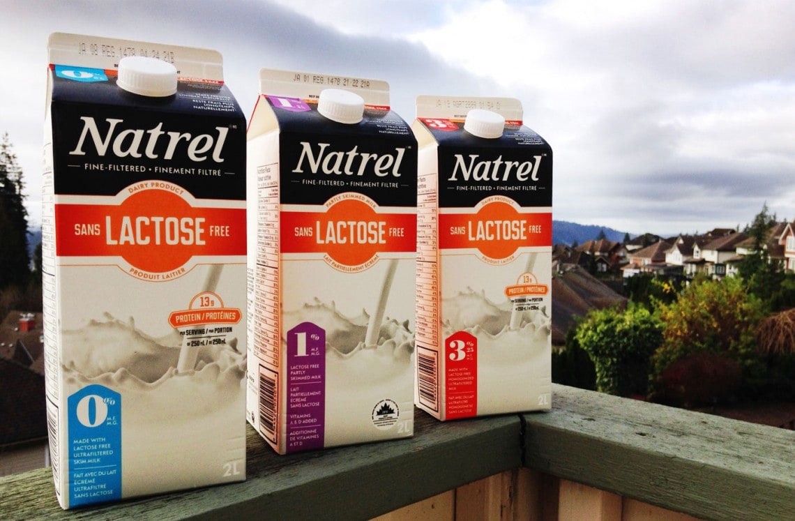 Lactose free milk ingredients and nutrition