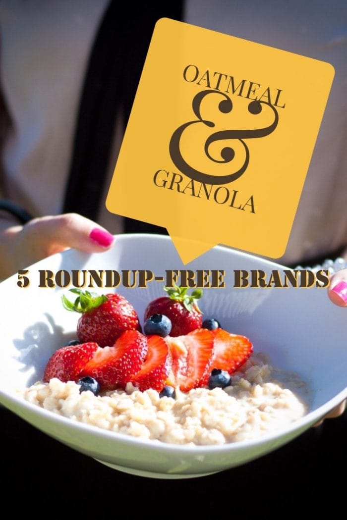 glyphosate in oatmeal cheerios breakfast