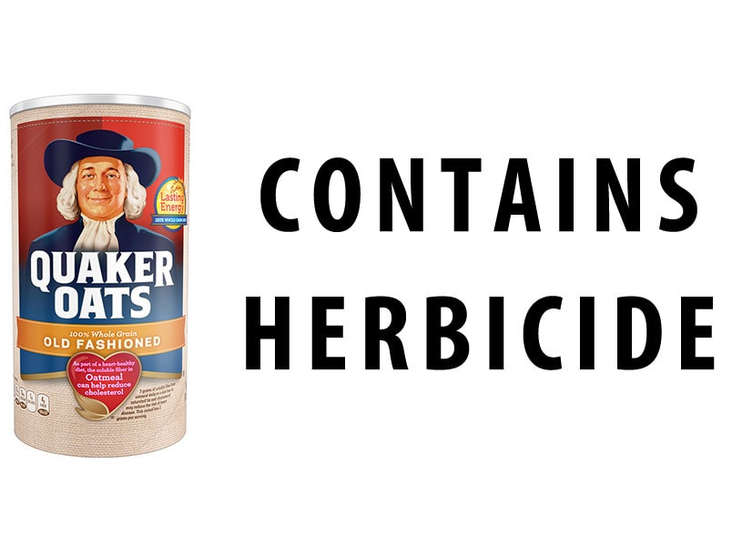 bob's red mill organic steel cut oats glyphosate