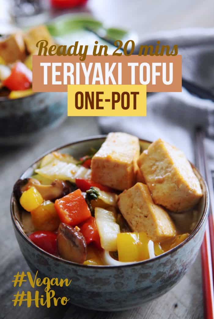 Teriyaki Tofu One Pot Poster