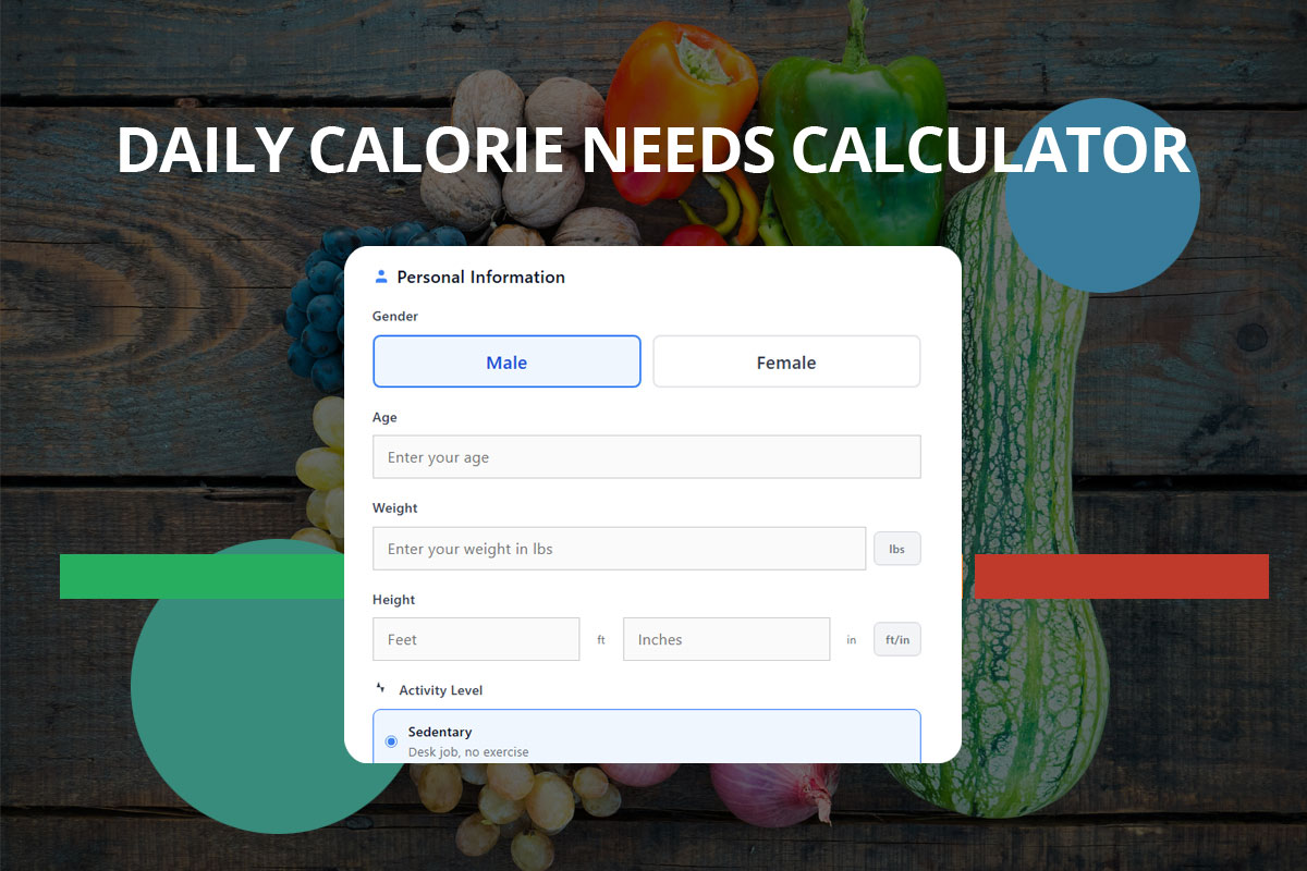 Daily Calorie Needs Calculator