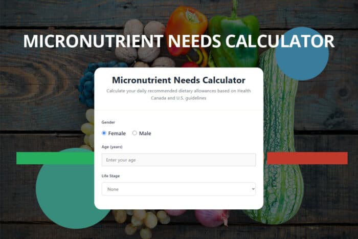 Micronutrient Needs Calculator